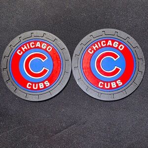 CHICAGO CUBS Baseball MLB ⚾️ 2 Cup Holders w/Logo & Name